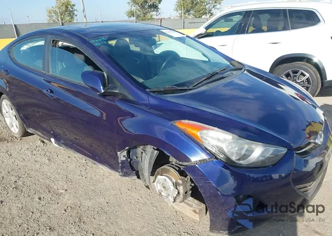 2013 Hyundai Elantra Limited из США, поврежденный, VIN 5NPDH4AE6DH320461